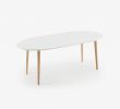 Achat Table Best Of Oqui Extendable Oval Table 120 200 X 90 Cm White