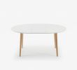 Achat Table Charmant Oqui Extendable Oval Table 120 200 X 90 Cm White