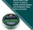 Alinea Banc Inspirant Ardent Gliss Fishing Line Zero Stretch Polyethylene Fiber