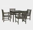 Amazon Salon De Jardin Aluminium Beau Renaissance 5pc Wood Outdoor Patio Stacking Dining Set