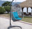 Amazone Salon De Jardin Resine Nouveau Decoinparis Fauteuil Suspendu Åuf En Résine Tressée Gris Moorea Rouge