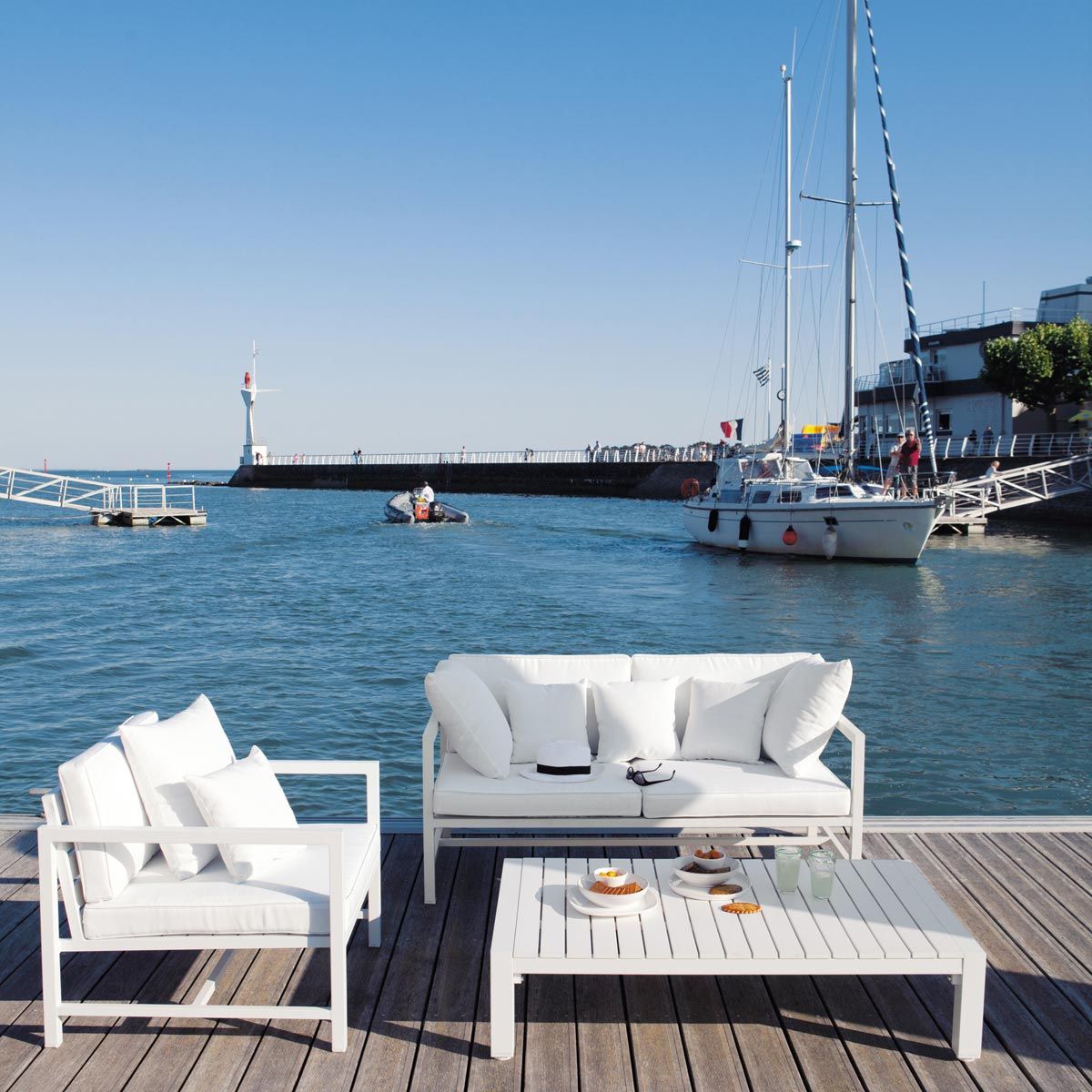 Banquette Terrasse Beau Banquette De Jardin 2 Places En Aluminium Blanche