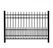 Barnum Brico Depot Beau Mainstreet Aluminum Fence 3 4 In X 2 Ft X 6 Ft Black