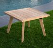 Canape Exterieur Aluminium Génial Table Basse De Jardin En Teck Brut 60x60cm Ethnika