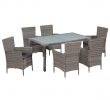 Canape Resine Tressee Génial Détails Sur Ensemble Salon De Jardin En Résine Tressée Poly Rotin Table Chaises Set 5 7 9pcs