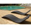 Chaise RÃ©sine TressÃ©e Élégant Chaise Longue Bain De soleil Aluminium En R Sine Tress E