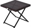 Ensemble Table Et Chaise De Jardin Aluminium Génial Table Basse D Appoint Pliante Bidart Marron