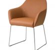 Fauteuil De Table Avec Accoudoir Frais Chaise tossberg Métal Couleur Argent Grann Brun Clair