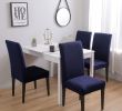 Fauteuil Table à Manger Nouveau Acheter Molleton Polaire Tissu Cchair Couverture Slipcovers Stretch Amovible Salle  Manger Couvre Chaise Housse De Si¨ge De Banquet H´tel Couvre Home