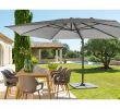 Housse Salon De Jardin Hesperide Unique Parasol Déporté Rectangle Elea 3 X 4 2 M Graphite Ardoise