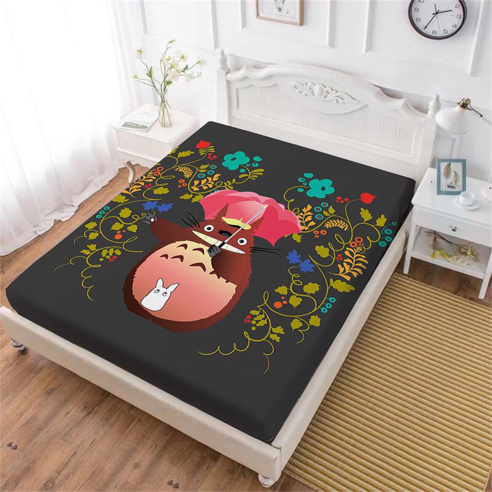 mignon totoro literie plante color e parapluie