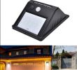 Jardin Exterieur Luxe Acheter 20 Led Capteur De Mouvement solaire De Lumi¨re De Tache D énergie solaire De Jardin Extérieur Lampe De Sécurité Goutti¨re Goutti¨re Ooa3130 De