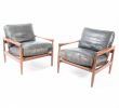 Meridienne Jardin Élégant Pair Of Kolding Lounge Chairs by Erik W¸rts for Ikea 1960s