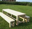 Meuble De Jardin En Bois Luxe Table Et Banc Pour Terrasse