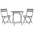 Mobilier De Jardin Résistant Aux Intempéries Best Of Ensemble Bistro De Jardin Follie Navy 3 Pièces Résistant