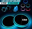 Nacelle Jardin Best Of Neufu 2pcs Led Usb sous Bock Antidérapant Support De Tasse Lumineux Pour Voiture Coloré