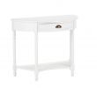 Petite Table Pour Balcon Inspirant Console 1 Tiroir Blanche