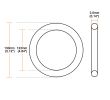 Salon De Jardin Arrondi Best Of Pi¨ces De Robinets Joint torique Caoutchouc Nitrile Id 173