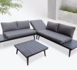 Salon De Jardin Beau Garden Furniture Aluminium Vigo