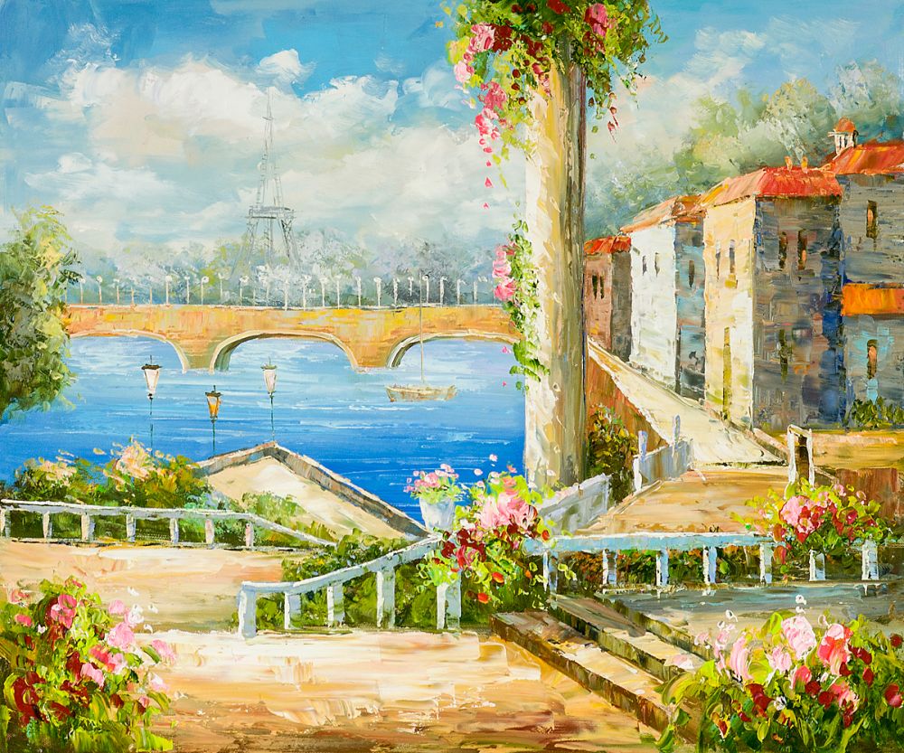 Salon De Jardin De Qualité Beau à­§Ê Êà­¨no Frame Salon Art Peinture  L Huile Paysage