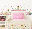 Salon De Jardin En Rotin Tressé Élégant ácoloré Fleurs Papillon Abeille Stickers Muraux Pour