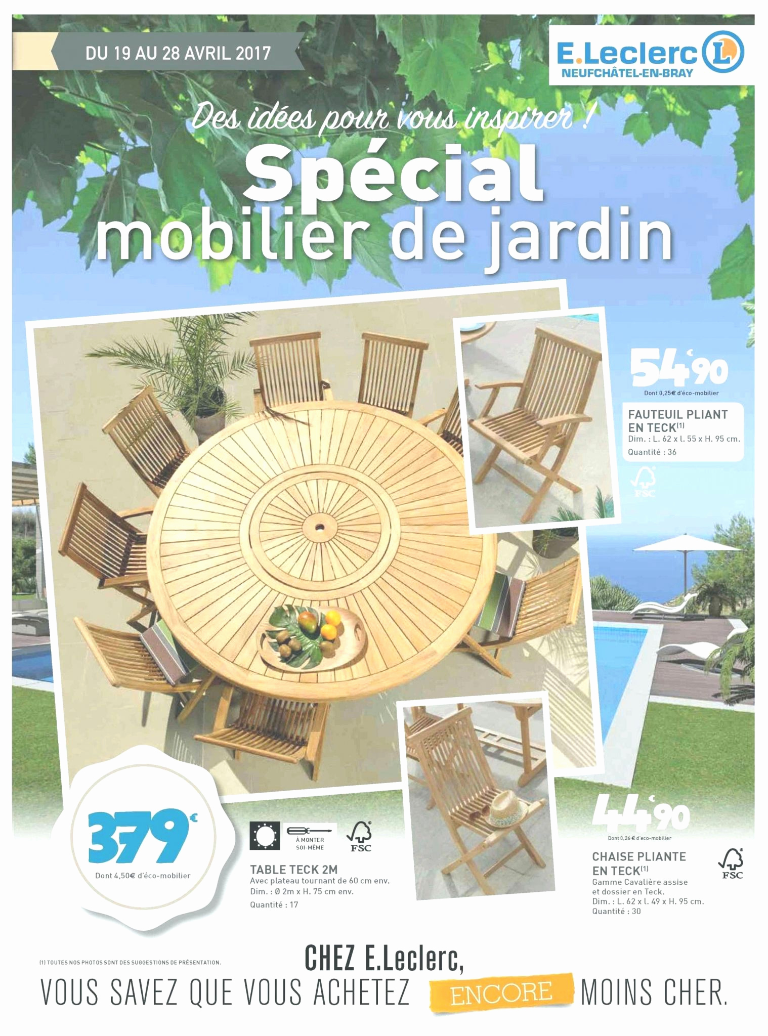 Salon Jardin Pliable Best Of Salon De Jardin Leclerc Catalogue 2017 Le Meilleur De Table