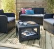 Salon Jardin Resine Gris Luxe Salon Terrasse