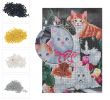 Salon Resine Élégant Acheter 12 16 Pouces 30 40cm Diy 5d Diamant Kit De Peinture Chat Motif Animal Résine Strass Mosa¯que Broderie Point De Croix Artisanat Maison