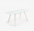 Table A Manger Exterieur Frais Table Extensible Smoth 120 180 X 80 Cm Blanc