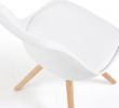 Table Bistrot Haute Charmant Ralf Chair White and Natural