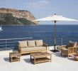 Table De Jardin Avec Parasol Frais Chaises Longues En Teck southampton Et Parasols Florida