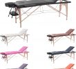 Table De Jardin Bois Pliante Beau Hh Root 3 Section Table De Massage Grande Canapé Lit Plinthe De Thérapie Salon Tatouage Reiki Massage Suédois Thérapeutique 13 5kg Noir