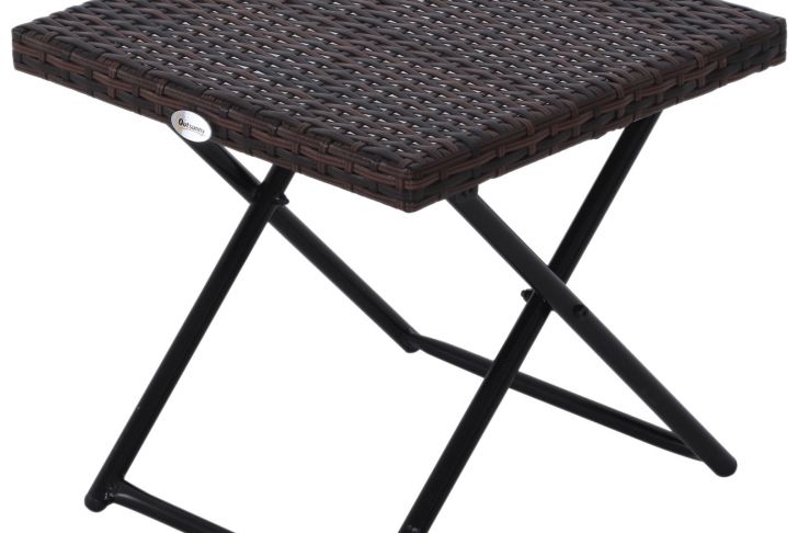 Table De Jardin Mosaique Unique Table Basse D Appoint Pliante Bidart Marron