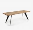 Table Et Chaise Cuisine Charmant Koda Table 220 Cm Natural Oak Black Legs