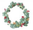 Table Eucalyptus Inspirant 2019 Christmas Wreath Handmade Artificial Eucalyptus Leaves Rattan Green Plants Wedding Diy Decor Simulation Rattan T From Mingjing02 $15 7