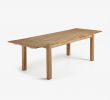 Table Exterieur En Bois Inspirant Table Extensible isbel 140 220 X 90 Cm