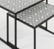 Table Exterieur Mosaique Charmant Set Pica De 2 Tables Gigogne