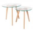 Table Ronde Salon De Jardin Unique Table Basse Ronde Bror Lot De 2