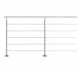 Table Roulante De Jardin Nouveau Pack Garde Corps 2m Aluminium Anodisé Artens