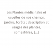 Blatte De Jardin Charmant Les Plantes Médicinales Et Usuelles De Nos Champs Usages