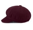 Cap Jardin Inspirant Womens Autumn Wool Peaked Cabbie Driver Baker Cap Gatsby Newsboy Octagonal Beret