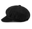 Cap Jardin Unique Womens Autumn Wool Peaked Cabbie Driver Baker Cap Gatsby Newsboy Octagonal Beret