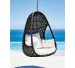 Chaise Suspendue Ikea Best Of Hanging Garden Armchair In Black Resin Wicker with White