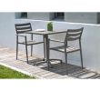 Fauteuil De Jardin Multiposition Frais Table Ronde Verre Trempé Métal époxy Textil¨ne Chocolat