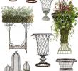 Jardin De France Nouveau French Inspired Outdoor Wire Planters