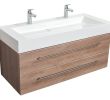 Meuble En Palette Plan Beau Meuble Double Vasque Design 1200 Décor Chªne