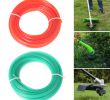 Pelouse Jardin Génial 1roll 2 0mmx15m 2 4mmx10m Herbe En Nylon Coupe Herbes Durable Pour tondeuse   Gazon Ronde Corde Débroussailleuse Fil Rouleau Cordon De Jardin