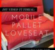 Plan Fauteuil Palette Pdf Luxe Mobile Pallet Loveseat • 1001 Pallets