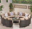 Salon De Jardin En Osier Best Of Newton 10pc Wicker Patio Lounge Set Dark Brown with Taupe