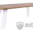 Salon De Jardin En Rotin Élégant Table De Jardin En Bois thesis Blanc 240x100